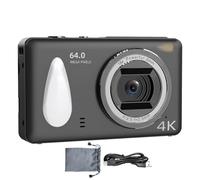 Cámaras digitales, 4K HD Photo Camera, Small Photography Device, 18X Zoom, Anti-Shake, Autofocus, 2.4in Screen, Camcorder for Student Vlogging, Travel, Wedding, Birthday, User-Friendly