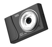Cámaras digitales de alta resolución de 24 MP con 16 controles manuales para principiantes, entusiastas del vlog, cámara selfie de 1920 x 1080p para campus, registros diarios, senderismo, bodas