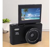 Cámaras Digitales para Fotografía 5K - Cámara de Vlogging de 75MP para WiFi de Youtube, UHD Autofocus Vlog Camera de 3 Pantalla con Zoom de 18x, Cámara Compacta de Youtube (32G)