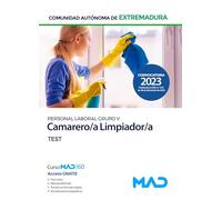 Camarero/a-Limpiador/a de la Administración de la Comunidad Autónoma de Extremadura (Personal Labora
