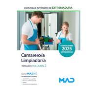 Camarero/a limpiador/a personal laboral grupo v 2 extremadu