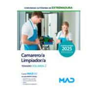 Camarero/a-Limpiador/a de la Administración de la Comunidad Autónoma de Extremadura (Personal Laboral Grupo V). Temario volumen 2