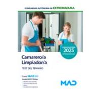 Camarero/a-Limpiador/a de la Administración de la Comunidad Autónoma de Extremadura (Personal Laboral Grupo V). Test