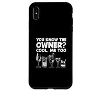 Camarero Divertido, ya Sabes, el Propietario también me Gusta Carcasa para iPhone XS MAX