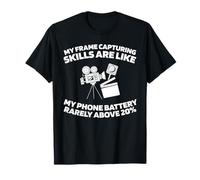 Camarógrafo - Cine Película Video Cámara Camiseta