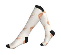 Camarón Calcetines Unisex Medias Vuelos Calcetines Altos Largos Para Hombres Atletismo Senderismo 50Cm