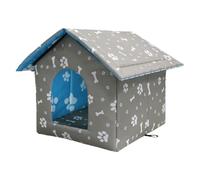 Camas De Casas Para Gatos - Tela Oxford Exterior Resistente Al Aire Libre Agujero De Gato | Habitación Caliente Cerrada Para Gatitos Animal Subcom Hogar Viaje Interior Invierno Calmante Suministros