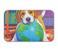 Camas para gatos con diseño de dibujos animados de perro que come la tierra, productos de refrigeración de verano, camas para gatos al aire libre, conejos, gatos al aire libre, cama refrescante no