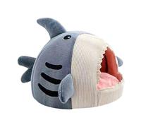 Camas para Gatos,De Tiburón Lavable con Base Antideslizante | Cama Linda para Gatos Casa Cálida para Cachorros,para Gatito Cachorro Perro Pequeño Mascota Interior Dormir Relajante Balcón Invierno