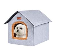 Camas para gatos para interiores, resistentes a la intemperie, cálidas y cómodas, cómodas refugios para mascotas, ropa de cama para mascotas pequeñas, para perros, conejos, gatitos, amigos de
