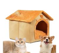 Camas para Gatos | Suave Y Esponjoso De Peluche - Cama Linda para Perro Pequeño Y Caverna para Gato | para Cachorro Pequeño Perro Mascota Conejo Interior Exterior Salón Balcón Apartamento Bur