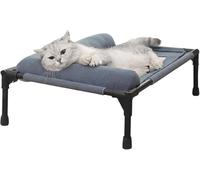 Camas para perros al aire libre muebles para mascotas extraíbles para acampar,45x66x17 Cm Lona Camas de perros elevadas Cama de perro elevada para perro gato
