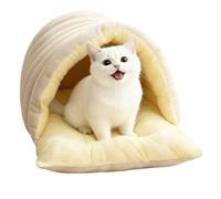 Camas para perros | Cabaña de invierno desmontable - Caverna para gatos - para gatito Animal Interior Sala Dormitorio Balcón Apartamento Casa
