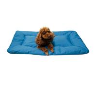 Camas para Perros Te Pad - Tapete Plegable para Mascotas para Perros Medianos y Pequeños - Tela de Buey 600D para Rascar - Ideal para Acampar, Viajar y Usar (Azul Claro)