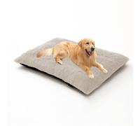 Camas suaves y esponjosas para perros, cama extragrande para perros, cojín de almohada antiansiedad para mascotas, colchón rectangular lavable con parte inferior antideslizante (110 x 75 x 10 cm