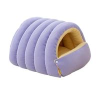 Camas tipo cueva para gatos, refugios únicos de algodón PP para mascotas, casa de dormir suave para mascotas, de gatito cerrado de felpa, comodidad cálida para interiores y exteriores, jardín