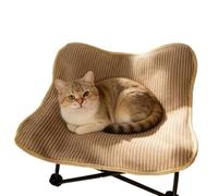 Camastro Rascador de Gato,Resistente A Arañazos, Ahorrador De Espacio | Hamaca Rascadora Para Gatos De Interiores - Para Gatitos Pequeños Medianos Grandes Interiores Exteriores Jardines Patios Juegos