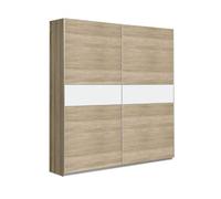 CAMBIA TUS MUEBLES CTM® Armario Winter 170 cm - Puertas Correderas - Estilo Nórdico - Interior con Estantes y Barras - Melamina Roble o Blanco - 170x61x210 cm - Armario Ropero Moderno (Roble)