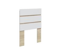 CAMBIA TUS MUEBLES CTM® Cabezal Ébano 100x3x126 cm - Diseño Moderno en Melamina con Fijación a Pared, Ideal para Cama Individual de 90 cm en Dormitorios Juveniles o Espacios Reducidos
