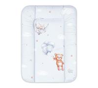 Cambiador bebe 70x50 cm - colchon impermeable portátil para comoda o lavadora cojin muda cómoda trocador fraldas colchón colchoneta fácil de limpiar Motivo Oso de peluche B