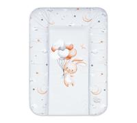 Cambiador bebe 70x50 cm - colchon impermeable portátil para comoda o lavadora cojin muda cómoda trocador fraldas colchón colchoneta fácil de limpiar Conejo de peluche