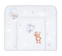 Cambiador bebe 75x72 cm - colchon impermeable portátil para comoda o lavadora cojin muda cómoda trocador fraldas colchón colchoneta fácil de limpiar Motivo Oso de peluche B