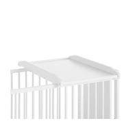 Cambiador bebe madera maya cuna de 120x60 cm o maxicuna de 140x70 lacado en blanco con pintura al agua