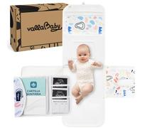 Cambiador Bebe Portatil Portadocumentos Bebé Cambio de Pañal Facil Fuera de Casa Todo Organizado Cartilla Sanitaria Vacunas Ecografias Cosas para Bebes Recien Nacidos Regalo Recien Nacido Niño y Niña