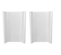 Cambiador con borde 70 x 50 cm, juego de 2 unidades, color blanco y blanco, con sello de calidad Oeko-Tex estándar 100