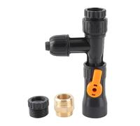 Cambiador de Agua para Acuario, Tanque de Peces, sifón sin cubeta, boquillas Repuesto para Grifo, Piezas vacío Bomba con 2 adaptadores Grifo un fácil Mantenimiento Tanque Peces