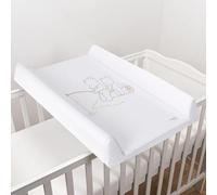 Cambiador de base dura para bebé, 70 x 50 cm, se adapta a cuna de 120 x 60 cm (Papa Bear)