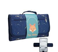 cambiador de bebé - Cambiador de pañales portátil para bebés,Cambiador de bebé para niñas y niños recién nacidos estación de cambio de viaje impermeable almohadilla de cambio de pañales de una mano re