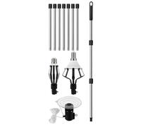 Cambiador de bombillas de techo,Cambiador de bombillas - Cambiador de bombillas con poste de extensión de 13 pies - Agarrador de bombillas, cambiador de luz de techo alto antideslizante con poste para