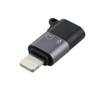 Cambiador de género MicroConnect MC-USBCLIGHT USB-C hembra a Lightning macho plata