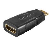 Cambiador de género para cables HDMI Goobay 68841 Type-A a Type-C Negro
