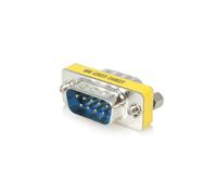 Cambiador de género serie DB9 slim - STARTECH - M/M - Acoplador DB9 a DB9 - Inversor de género serie