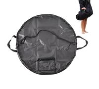 Cambiador de neopreno impermeable de 90 cm, plegable, fácil de limpiar, para viajes, resistente para buceo, natación, tabla de surf, kitesurf, piscina, playa, viajes