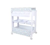 Cambiador de Pañale,Mesa para cambiar pañales, multifunción extraíble con rueda, almacenamiento para bebés, cuidado del baño, mesa de masaje para el hogar, estación para cambiar pañales de 8