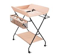 Cambiador de Pañale,Mesa para cambiar pañales plegable para bebés, estación de baño para recién nacidos para espacios pequeños, cómoda portátil para niños de 0 a 3 años