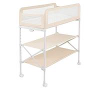Cambiador de Pañale,Mesa para el cuidado del bebé, altura plegable, ajustable, baño multifunción, antiescupir leche, cuna para bebé, 3 colores, 0-3 años