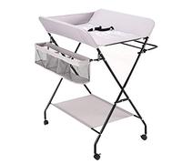 Cambiador de Pañale,Ropa de cama Mesa para pañales para bebés, estación de cuidado para recién nacidos Cuna Mesa táctil de masaje Estación de baño plegable multifunción 4 colores 29 × 24 × 4
