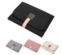 Cambiador de pañales - Cambiador plegable | Impermeable cómodo portátil cambiador de pañales | Alfombrilla de pañales con calcomanías mágicas para viajes, viajes