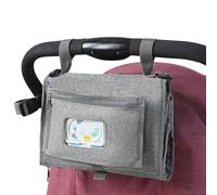 Cambiador de pañales - Cambiador plegable, tapete para cambiar pañales de viaje | Cambiador de bolsa de pañales desmontable con bolsillo para toallitas, cambiador de pañales portátil resistente al des