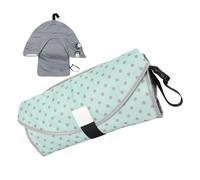 Cambiador de pañales, ligero, portátil, enrollable, resistente a las fugas, capa cómoda, instalación rápida, kit de alfombrilla higiénica para guardería, para cochecito, hotel, visitas al parque