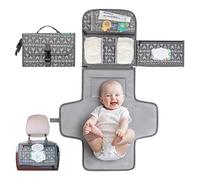 Cambiador de pañales portátil - Cambiador de bebé y bolsa de viaje cambiador de pañales, cambiador de bebé de diseño inteligente, cambiador portátil para bebé, cambiador de bebé, regalo para bebés,