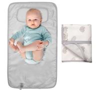 Cambiador de pañales portátil, impermeable, plegable, cambiador de pañales, cambiador de pañales de viaje, cambiador ligero para bebé, cambiador de bebé, lavable a máquina, tamaño HAMUR HOME (hojas)