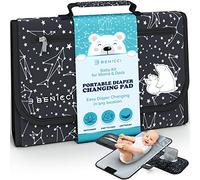 Cambiador de pañales portátil para bebé, con almohada incorporada suave y correa para cochecitos, cómodo, ligero e impermeable, fabricado con materiales de primera calidad, ideal para niñas recién