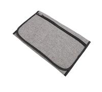 Cambiador de Pañales Portátil para bebé con Asa de Cubierta Suave, Forro Impermeable, Cambiador Contorneado de Espuma, Tapete para Pañales Grande con Almohada, Múltiples