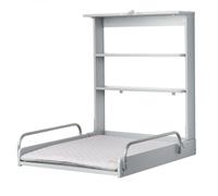 Cambiador de pared con colchón estilo roba gris Roba