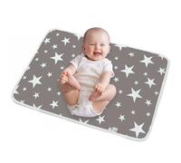 Cambiador de viaje para cambiar pañales de viaje, ligero, acolchado, absorbente, impermeable, portátil, transpirable y lavable